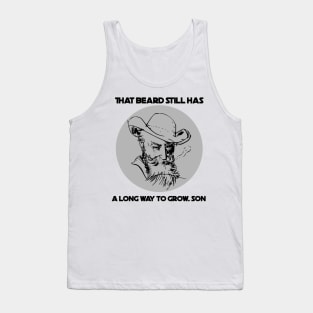 Old Man Beard Funny Tank Top